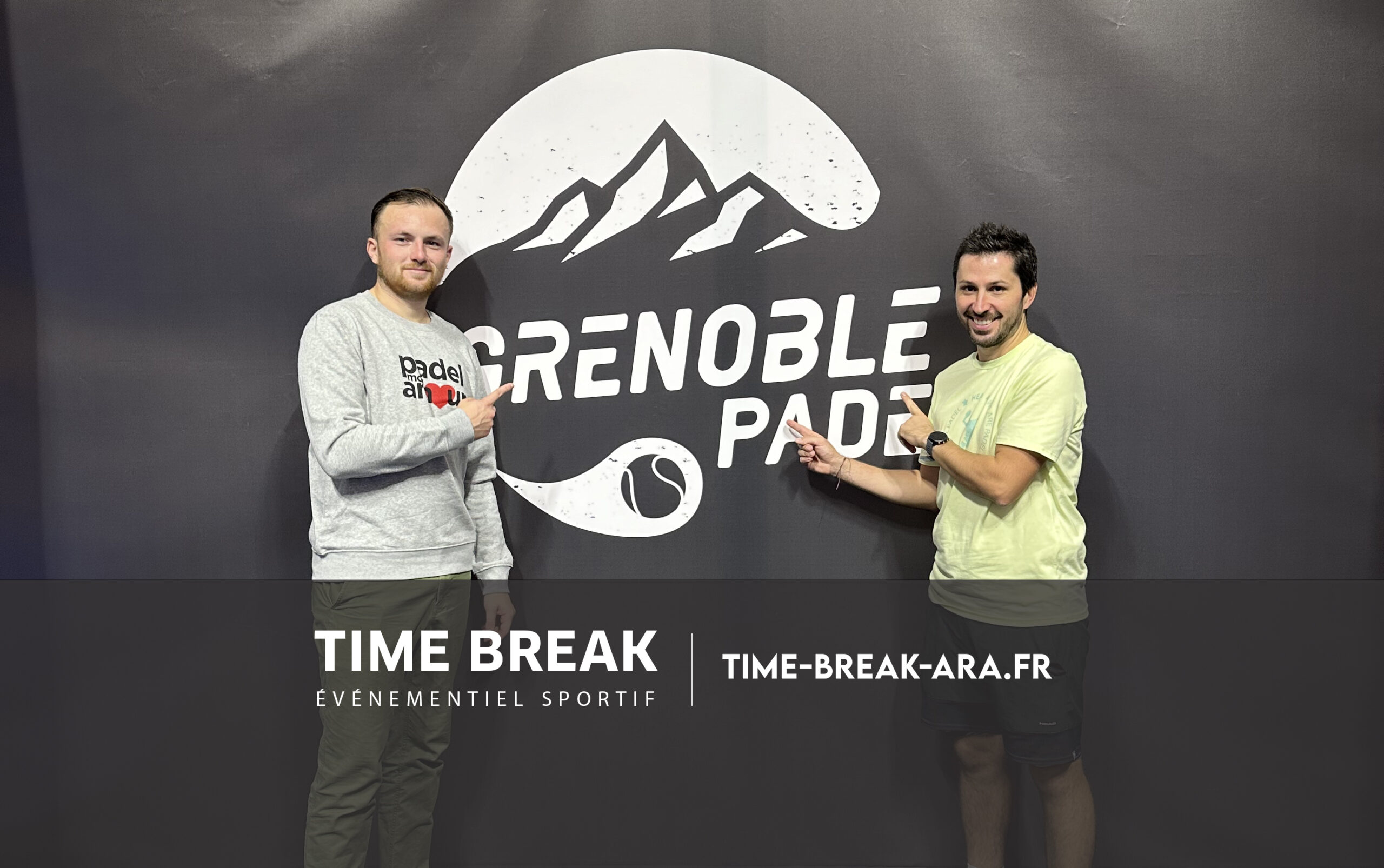 Un partenariat gagnant gagnant pour le padel à Grenoble : Time Break et le Grenoble Padel s’unissent pour des événements mémorables